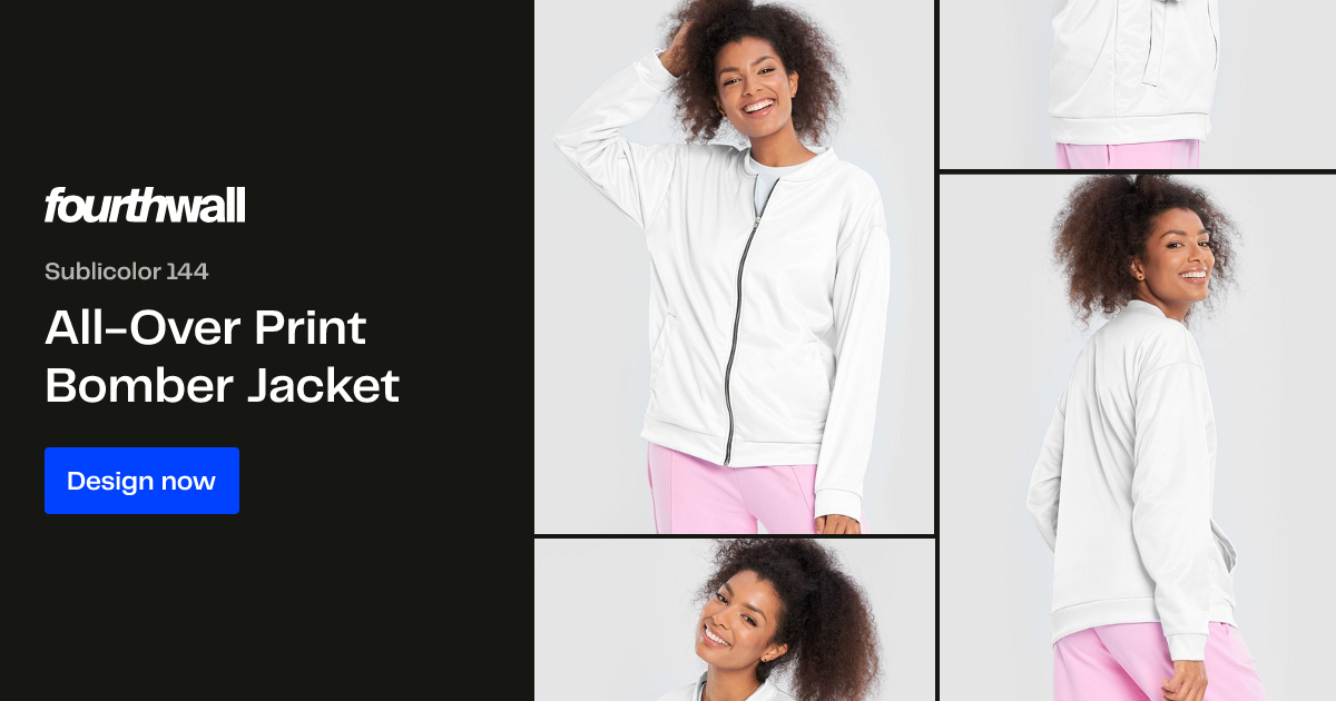 All-Over Print Bomber Jacket | Fourthwall