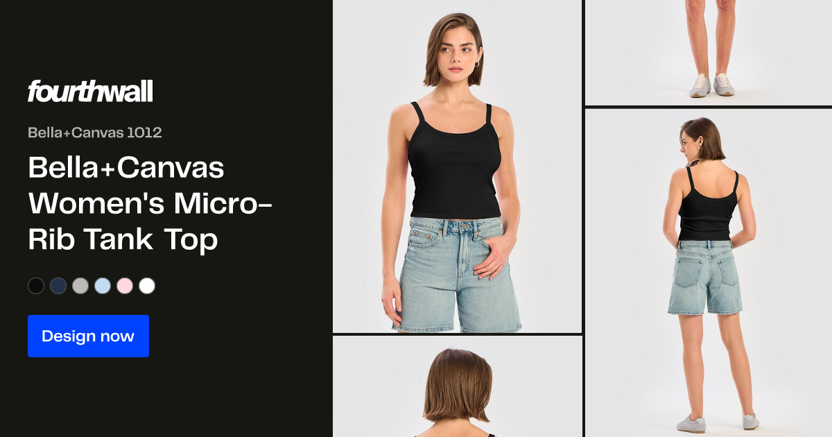 Bella+Canvas Women's Micro-Rib Tank Top | Fourthwall