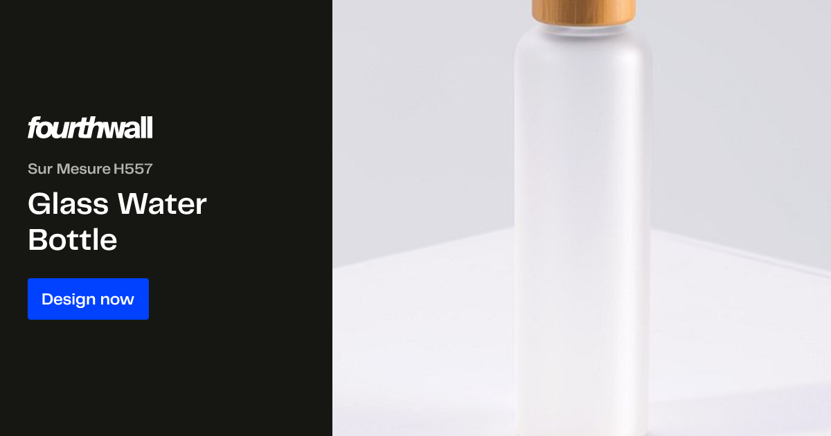 Glass Water Bottle | Fourthwall
