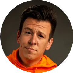 A headshot of Philip DeFranco