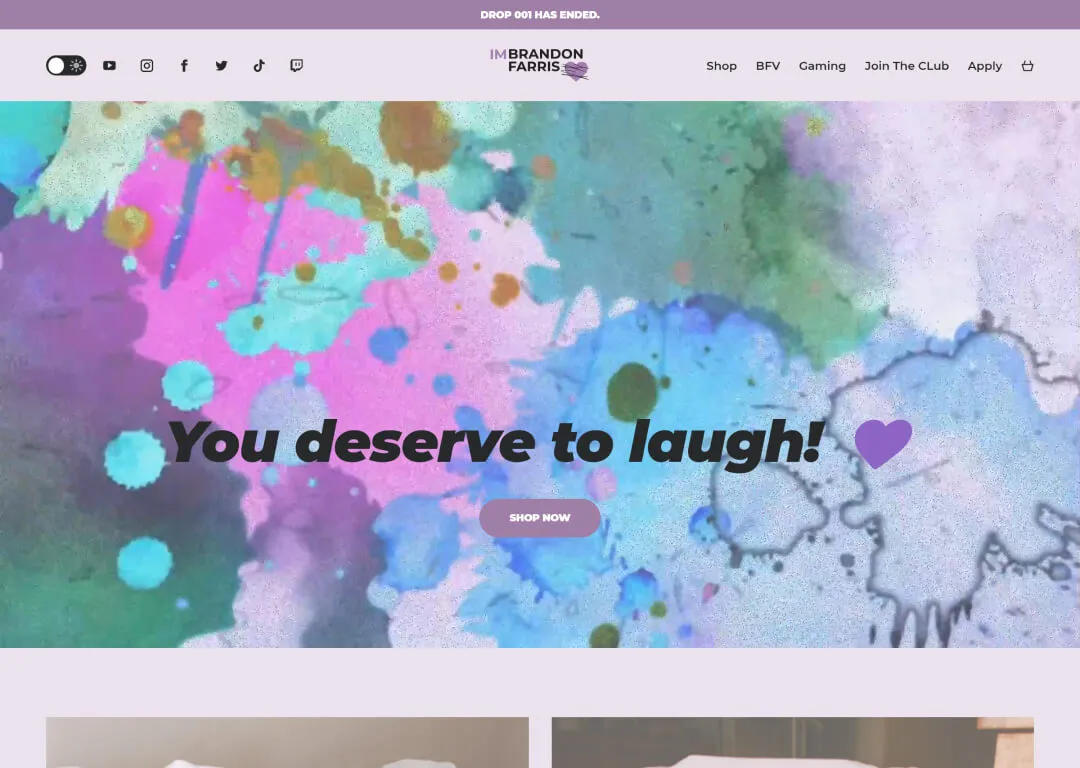 Brandon Farris storefront