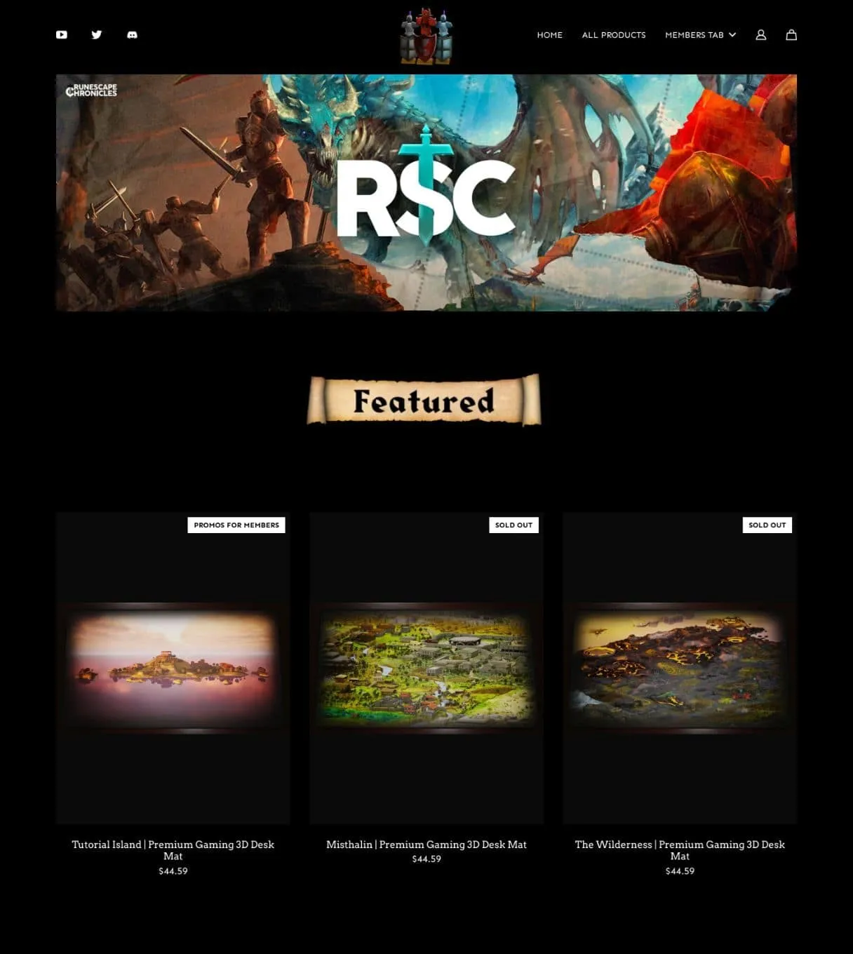 RS Chronicles storefront