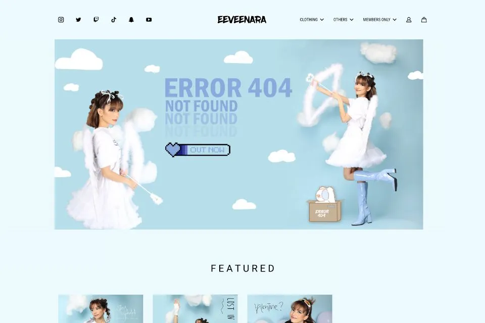 Eeveenara storefront