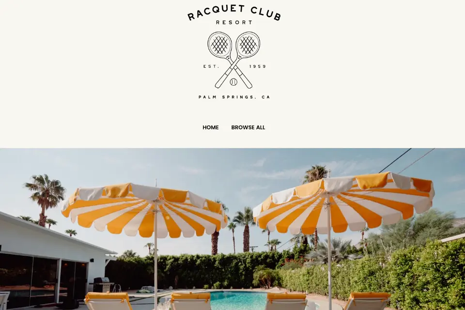 Racquet Club storefront