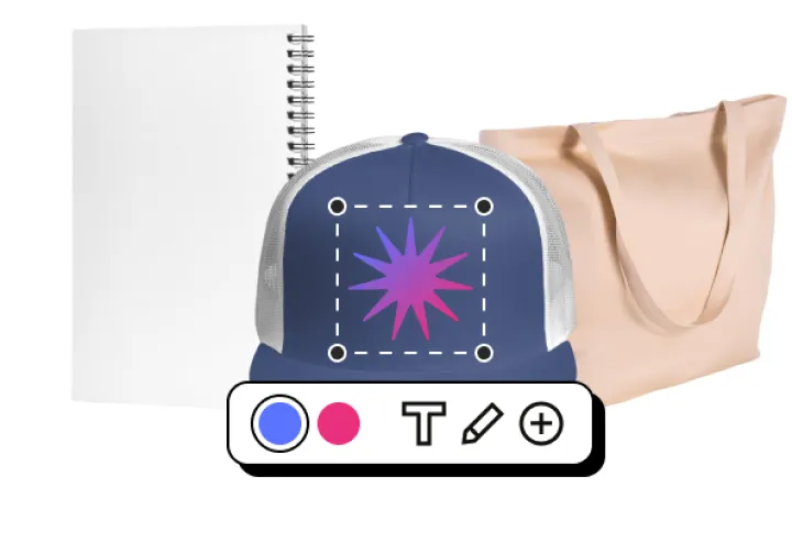 A sample image of the Fourthwall product designer for apparel