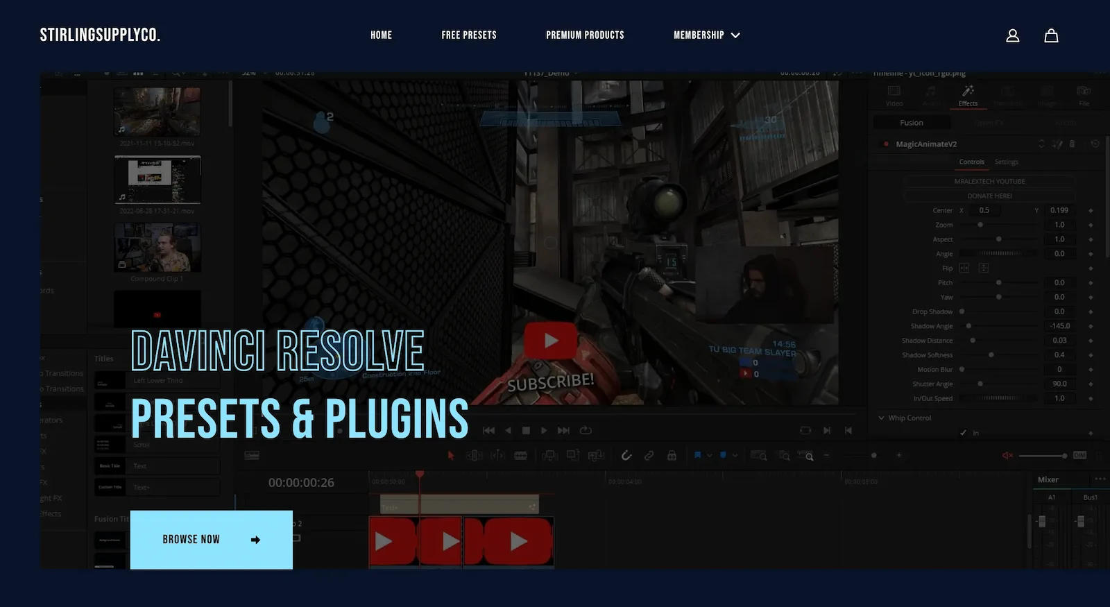 Stirling Supply homepage