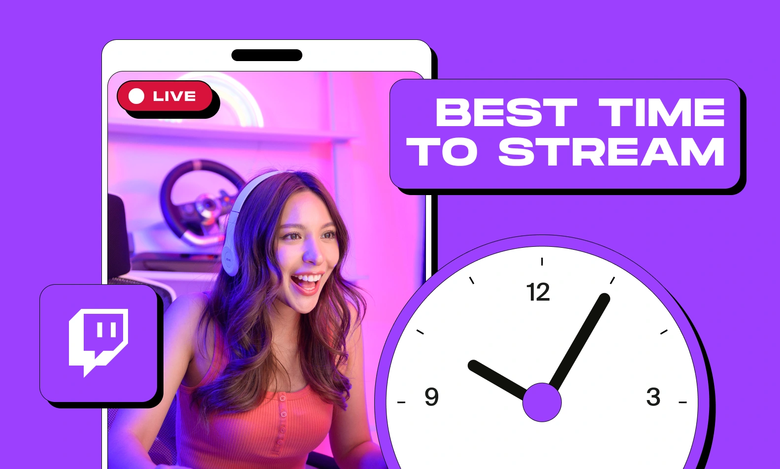 Best time to stream on Twitch blog