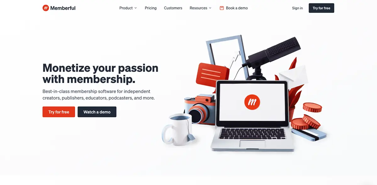 Memberful page