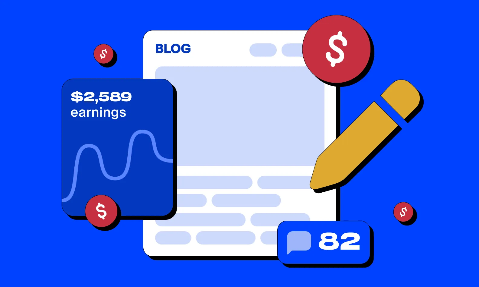 make money blogging image