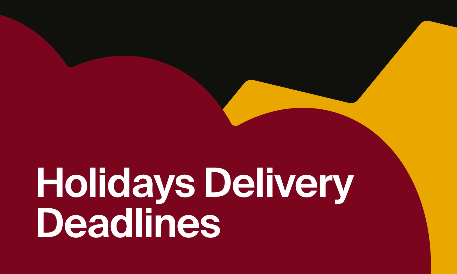 Holiday Shipping blog image