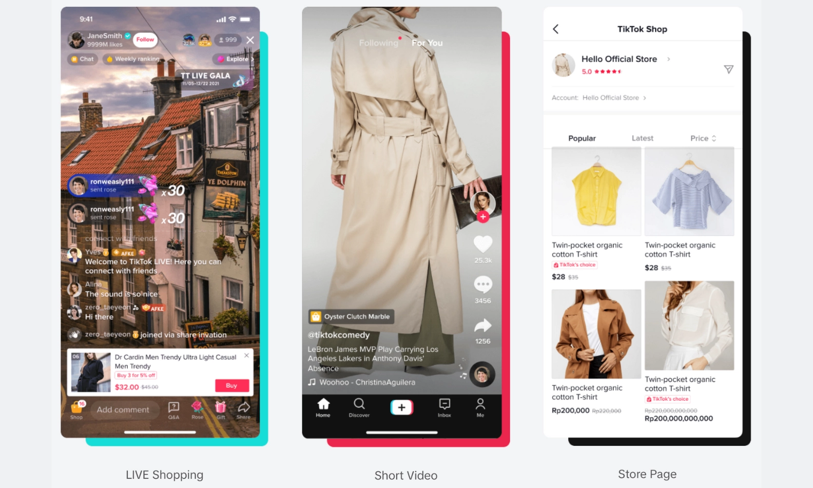 TikTok shop examples