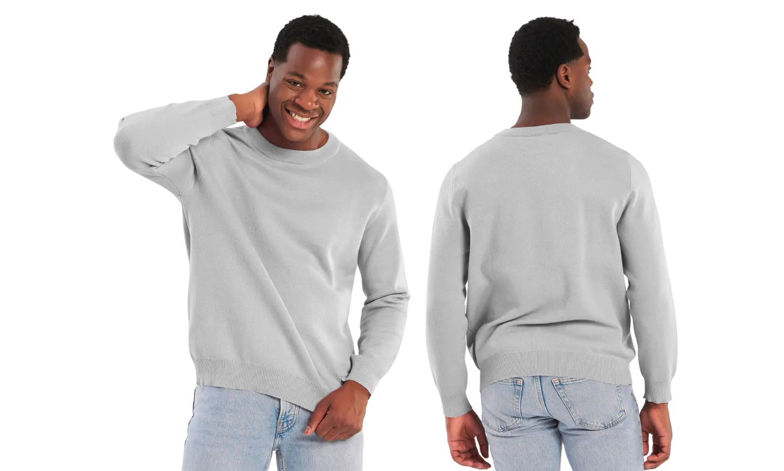 crewneck classic fit sweater