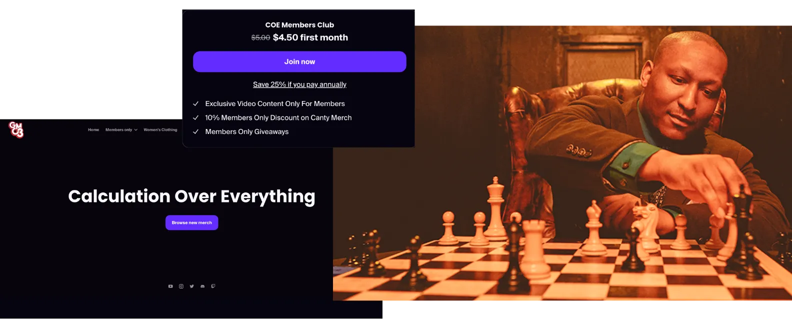 GMCanty's Fourthwall homepage