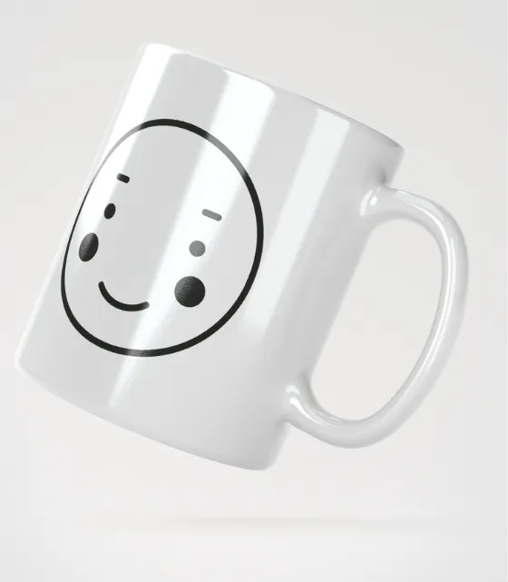 an image of a blank mug