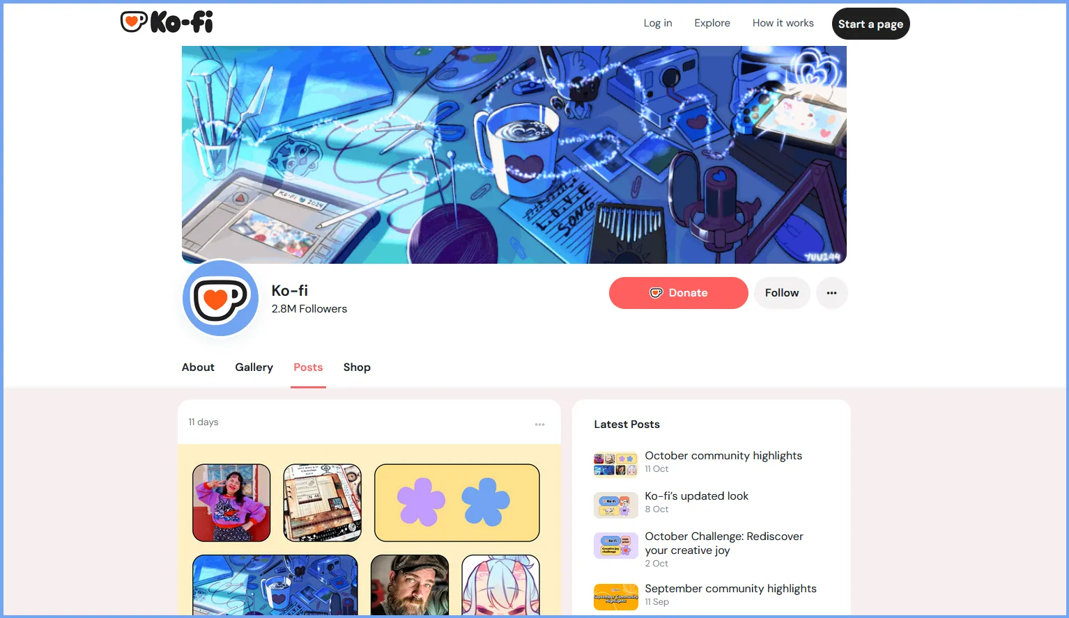 Ko-Fi site