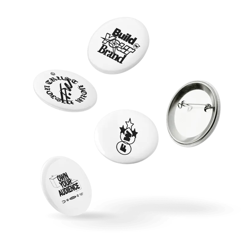 fourthwall branded pins