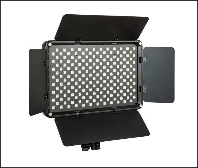 Viltrox LED light panel with barn doors on