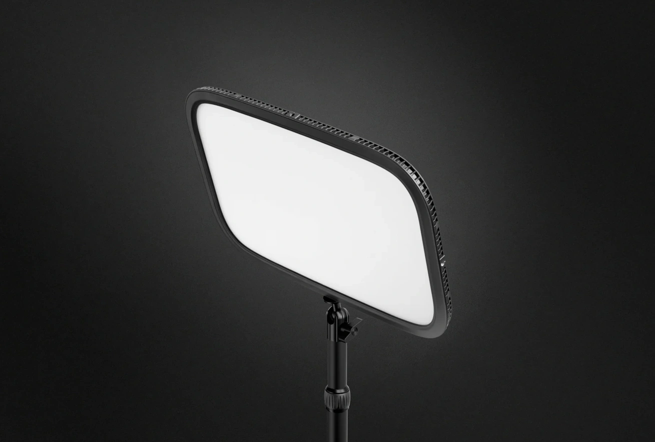 Dark dramatic shot of Elgato key light