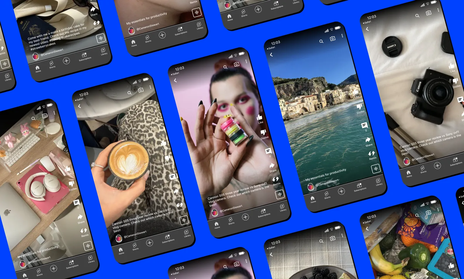 Image of TikTok screenshots