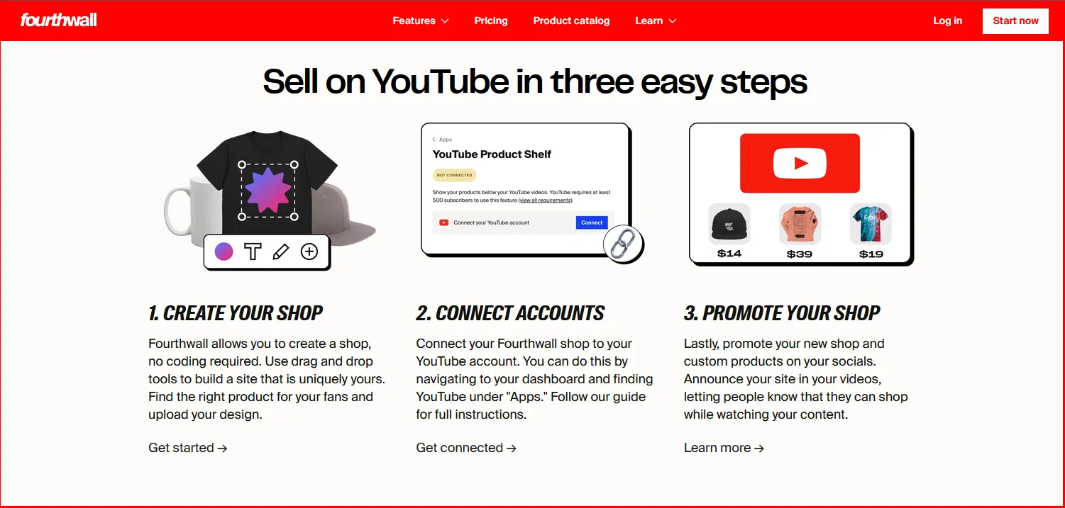 Fourthwall YouTube page