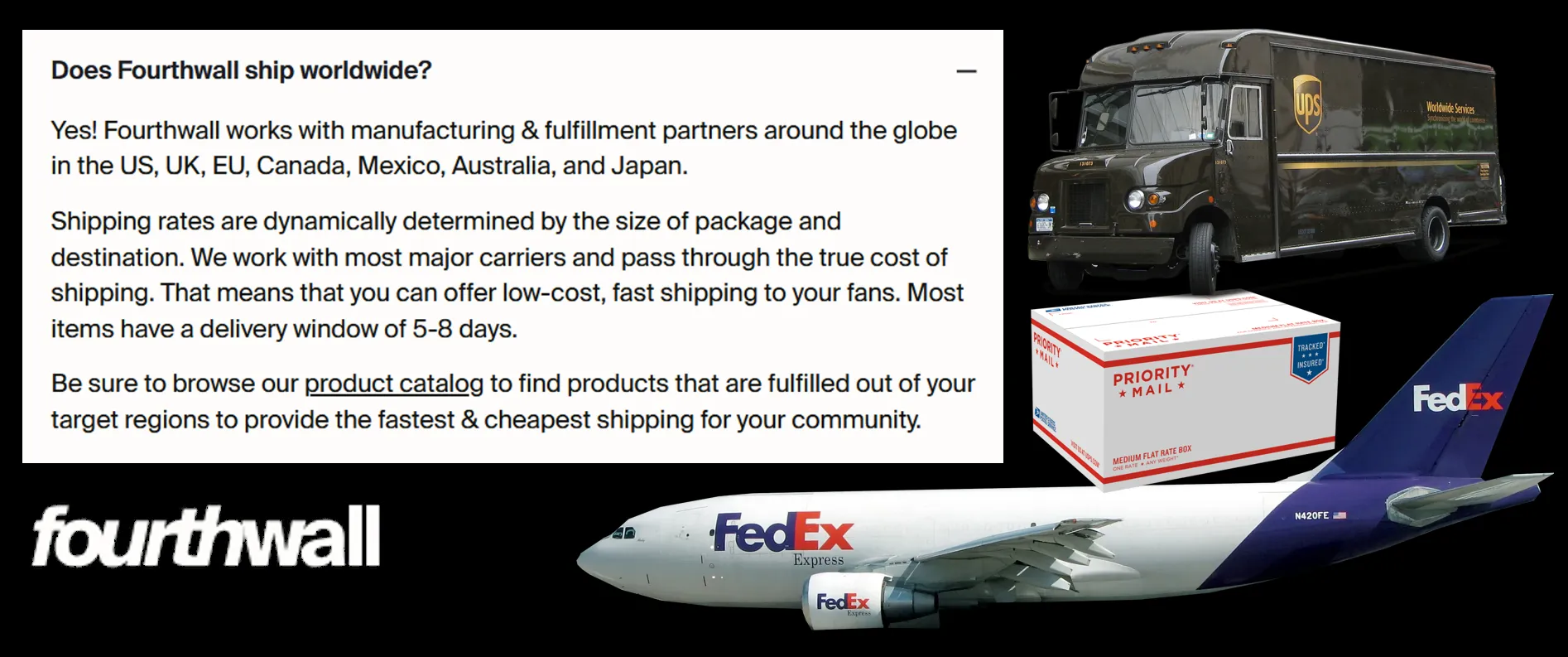 Fourthwall shipping questions answered