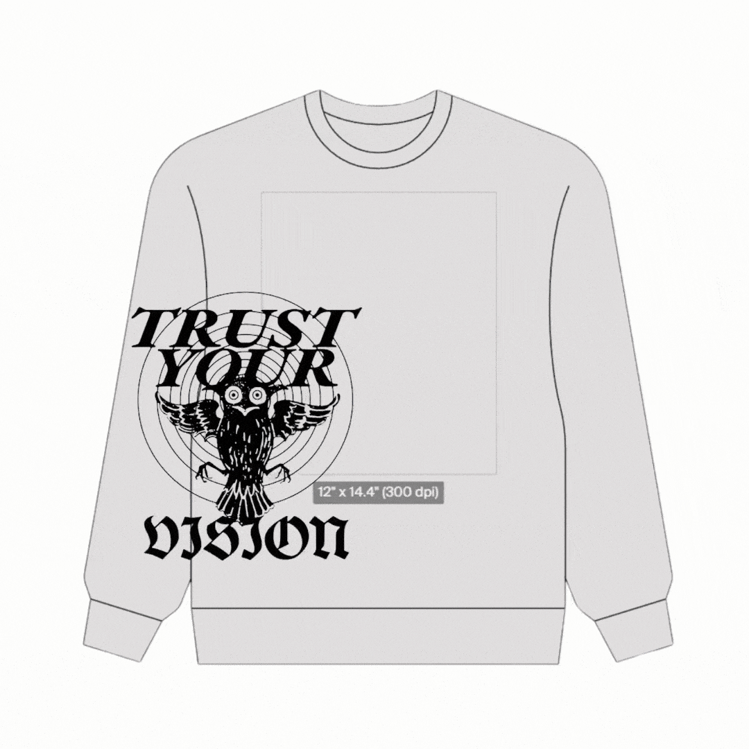 fourthwall branded crewnecks