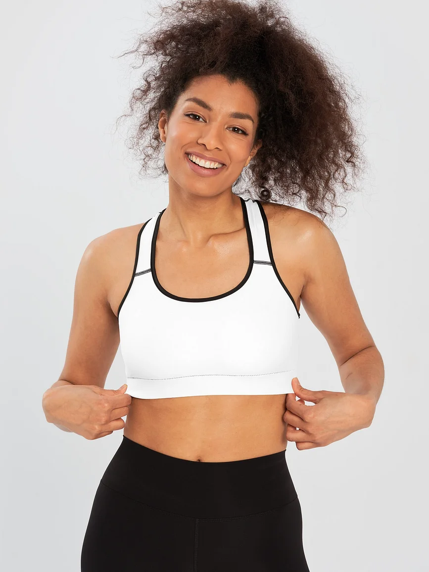All-Over Print Padded Sports Bra
