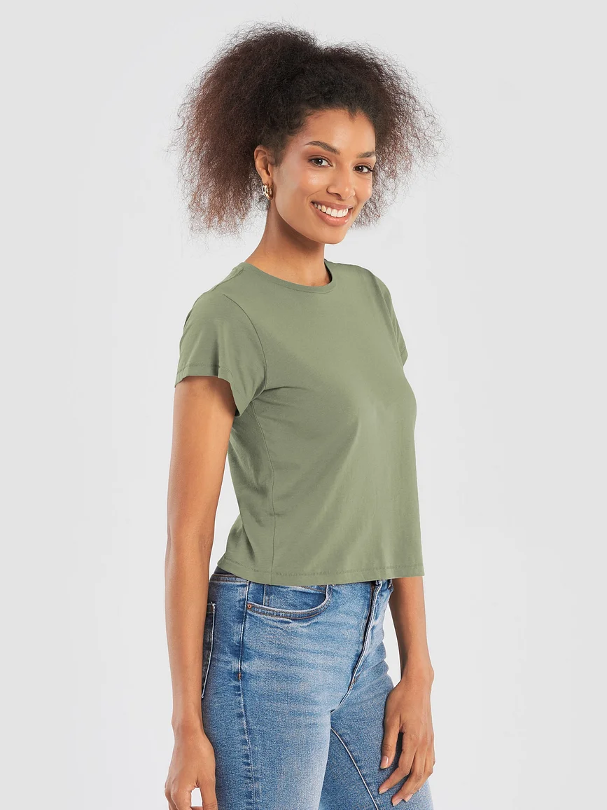 Cotton Heritage Women's High-Waisted Tee