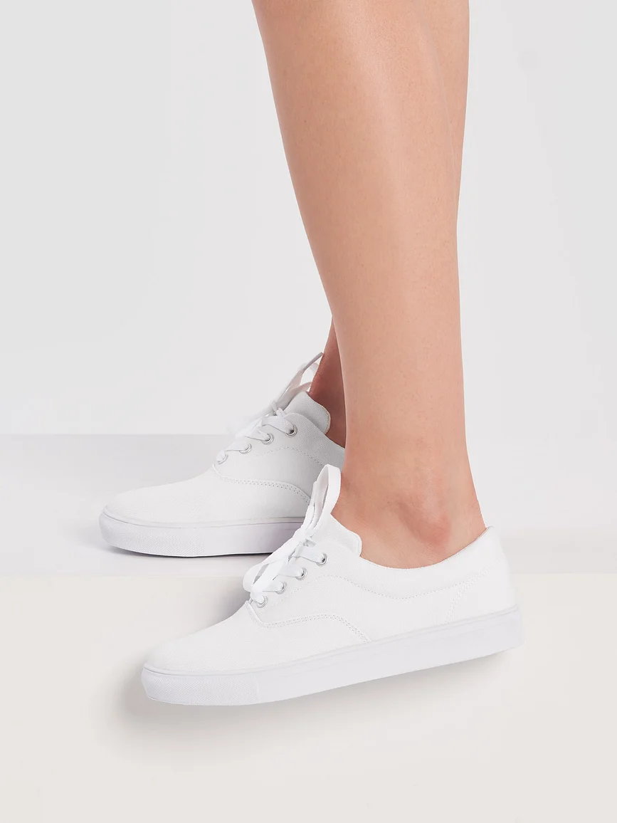 Women's Lace-Up Canvas Shoes