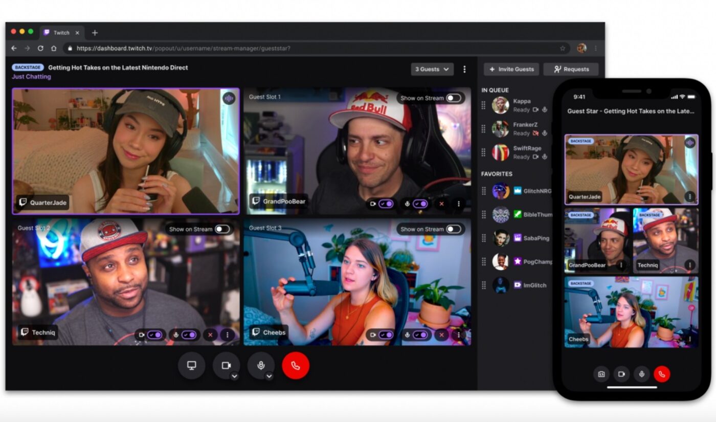 Twitch introduces Guest Star feature to serve its 'Just Chatting' community  - Tubefilter