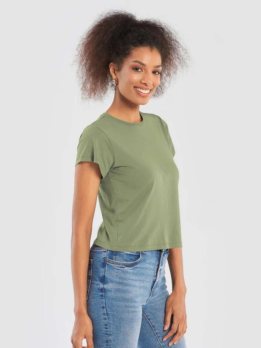 Cotton Heritage Women's High-Waisted Tee