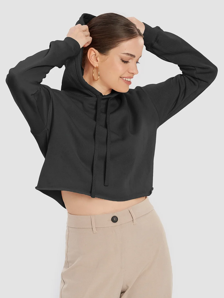 Bella+Canvas Fleece Crop Hoodie