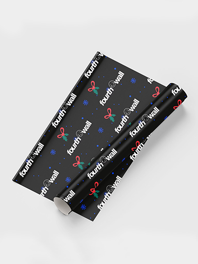 Selling custom wrapping paper as fundraiser items