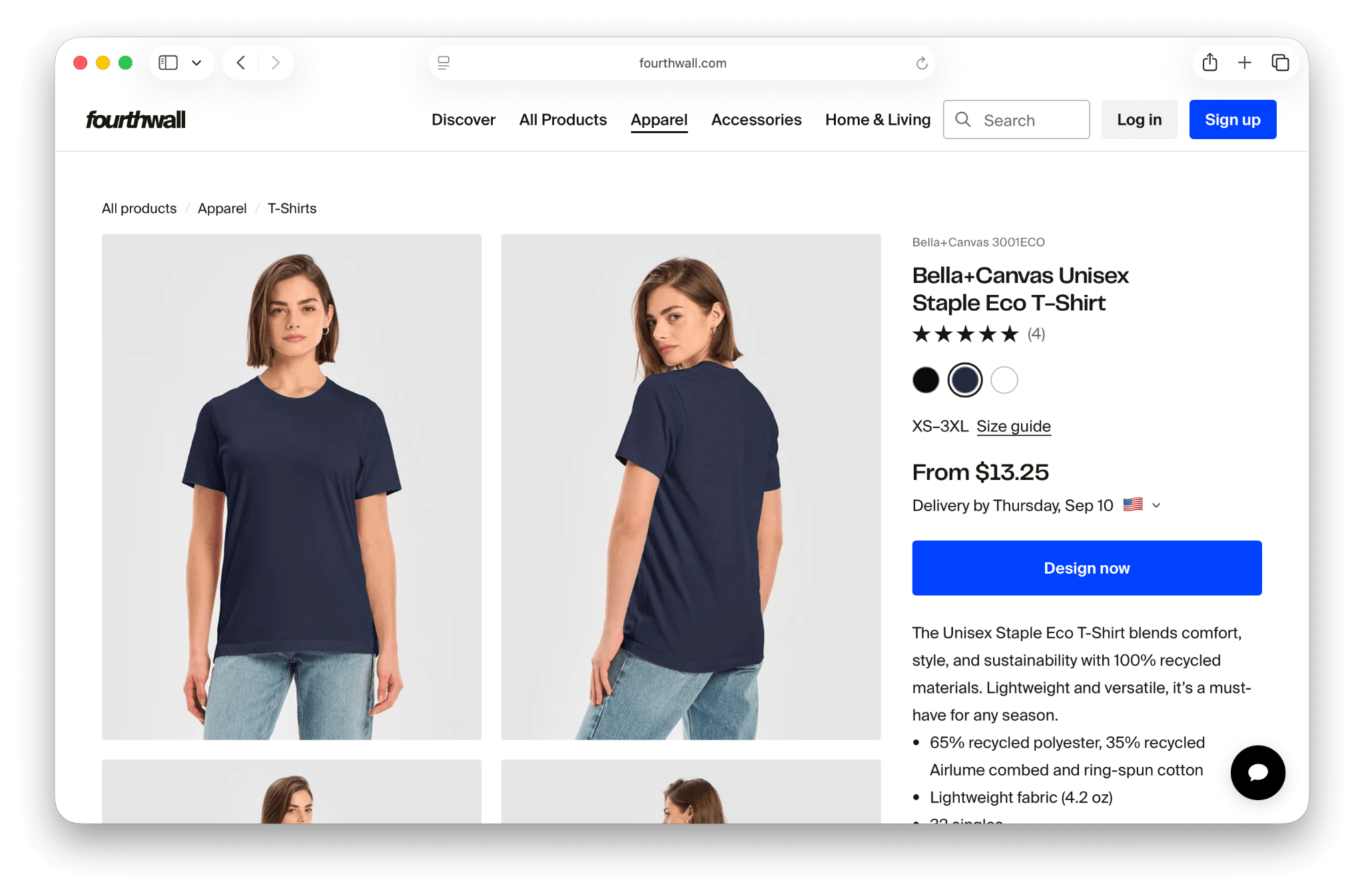 Stanley/Stella organic cotton T-shirt for sustainable event swag