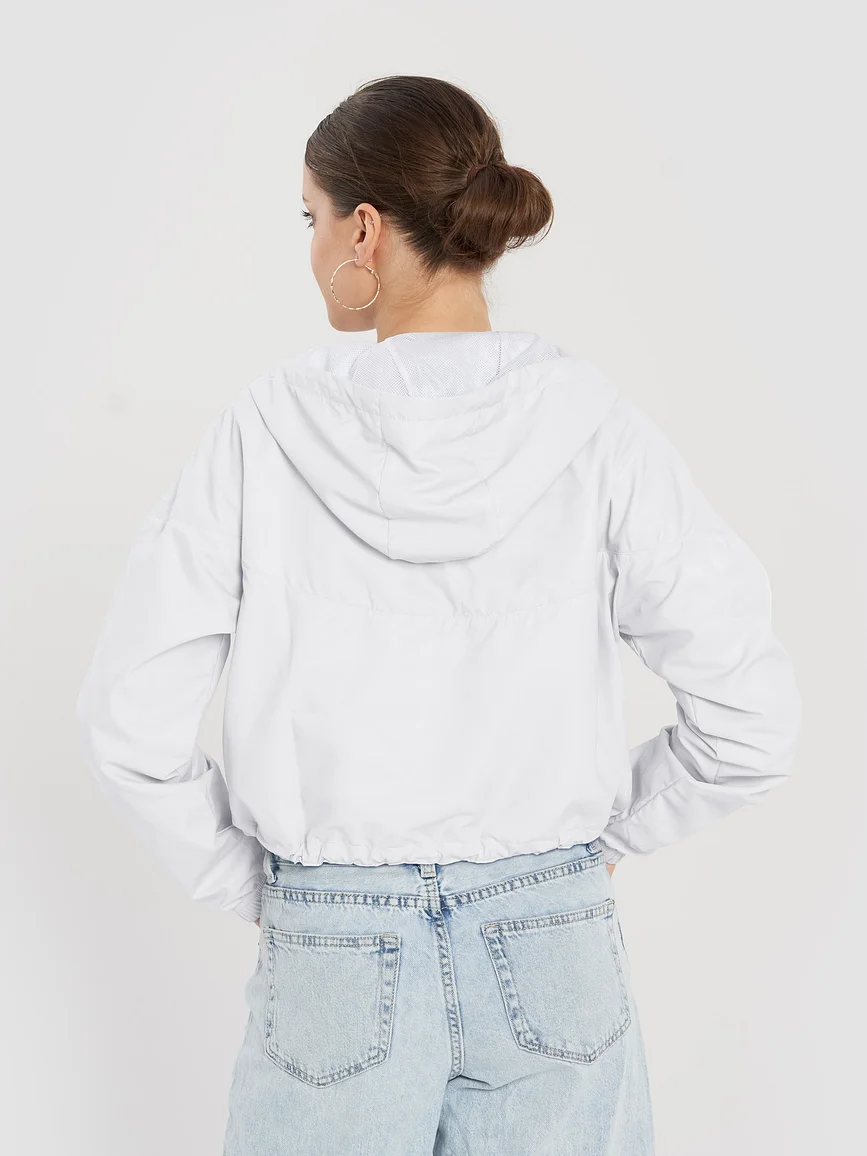 All-Over Print Women's Cropped Windbreaker